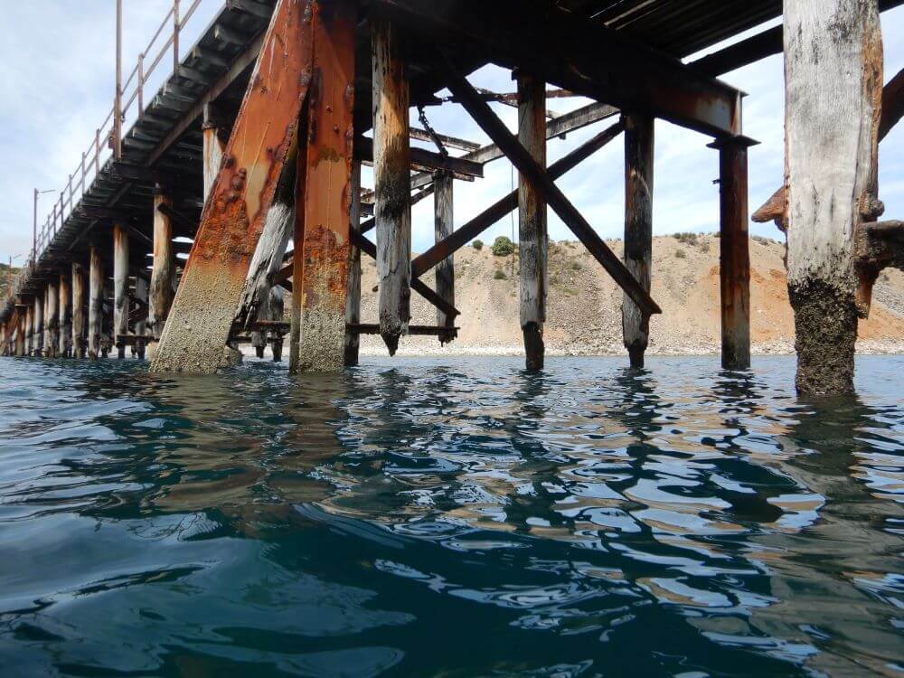 Under the Rapid Bay Jetty