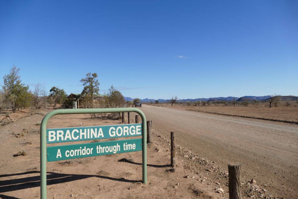 Entry to Brachina Gorge