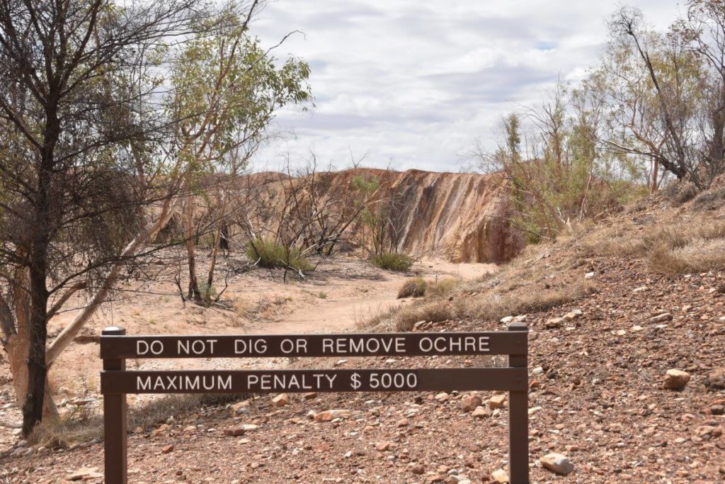 Ochre Pits Signage