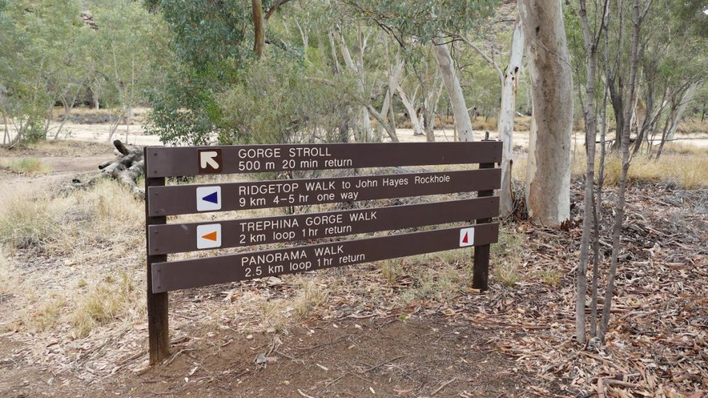 Trephina Gorge Walks Signage