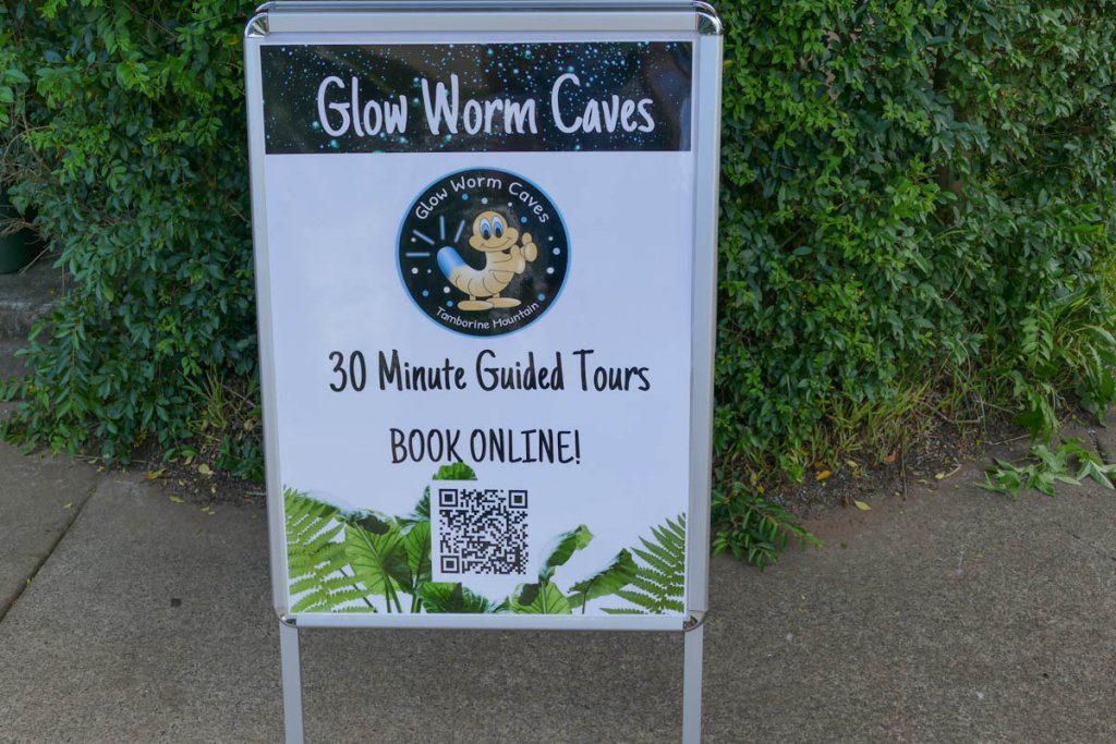 Glow Worm Caves Signage