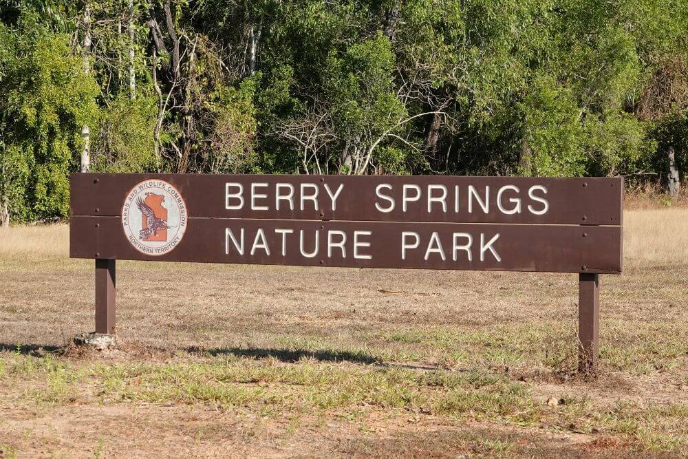 Berry Spring Nature Park Sign